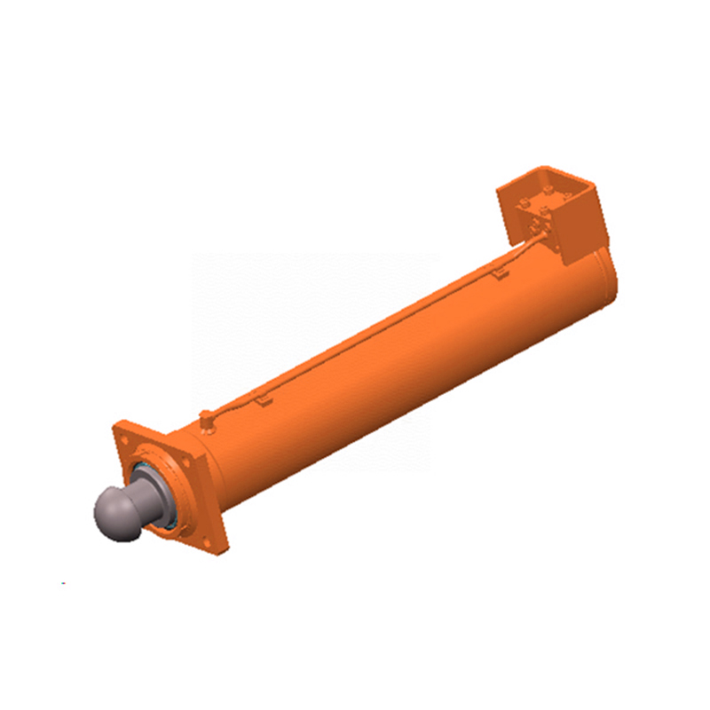 Leg Deploys Cylinder for Truck Crane