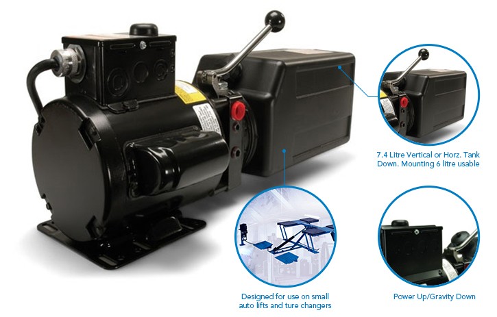 Tire Changer Hydraulic Power Unit